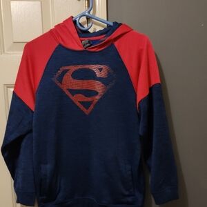 DC Comics Superman Kids Hoodie - Red and Blue Size Xl
